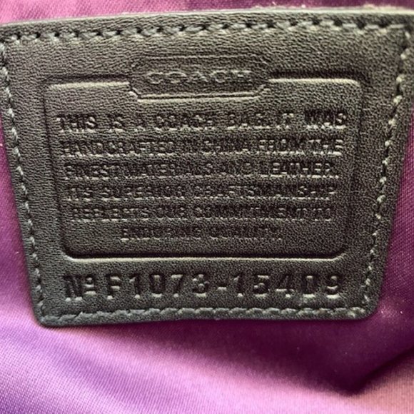 Coach Mia Signature Leather Carryall Handbag 15409 - Picture 5 of 8